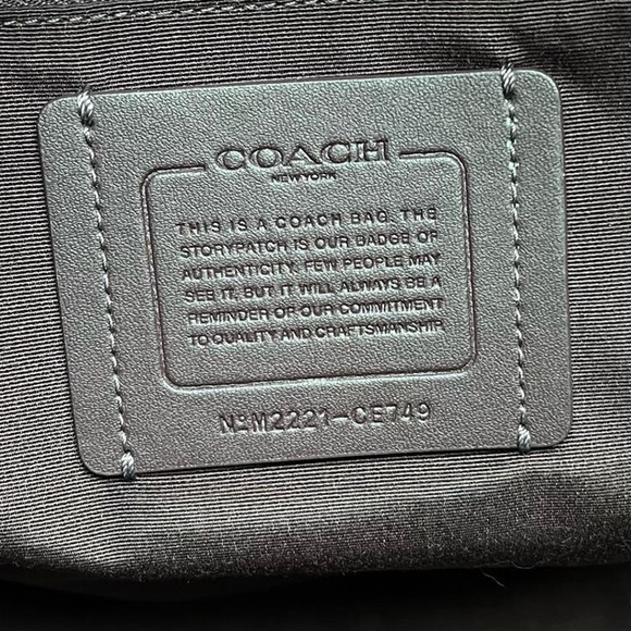 Coach Graham Structured Tote Signature Monogram Print CE749 Men's Crossbody - Picture 7 of 11